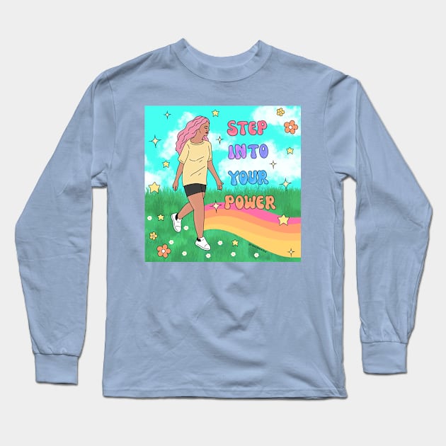 Step into your power Long Sleeve T-Shirt by Ranaawadallah